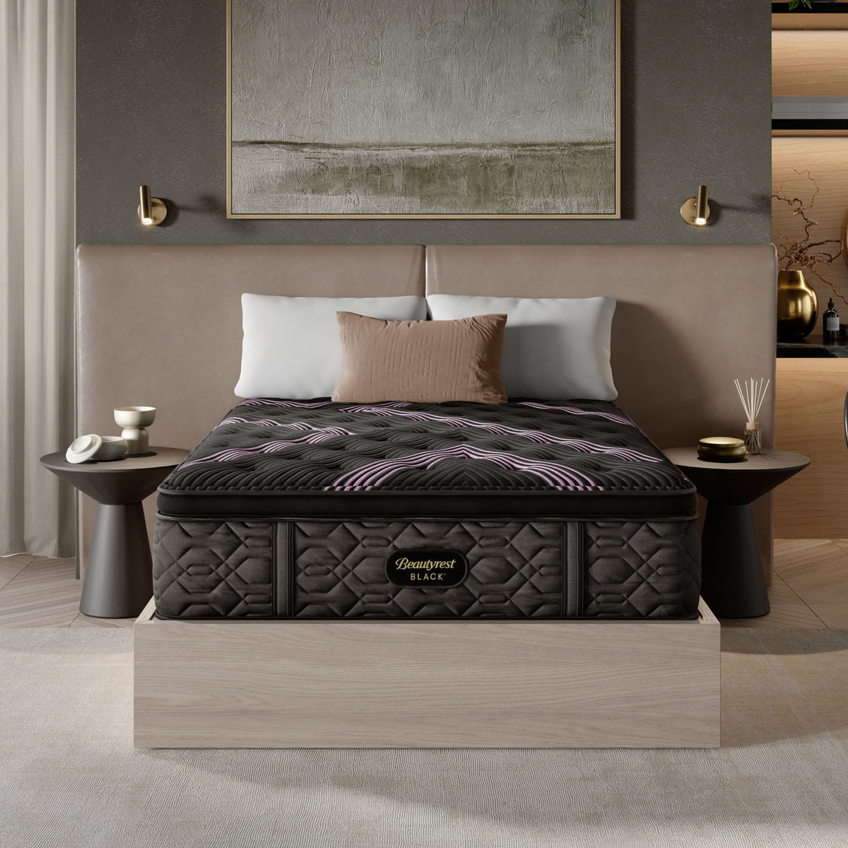 Super Beauty ブラックフーディーベスト✨ 50％OFF ✨ Beautyrest-Black_Series-Two-