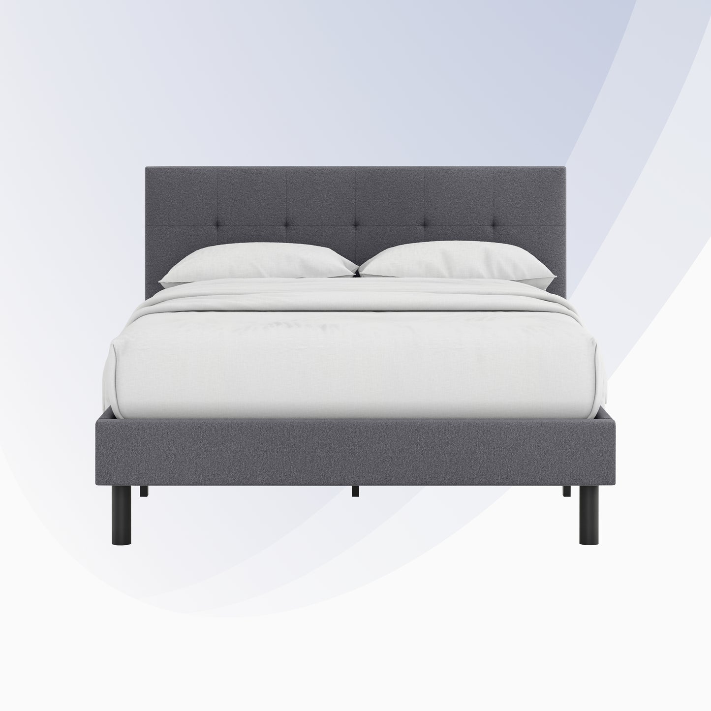 Tufted Platform Bed