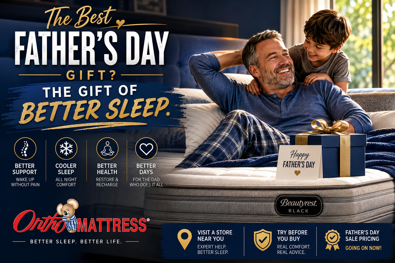 The Best Father's Day Gift? The Gift of Better Sleep.